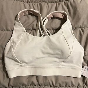 White lululemon bra